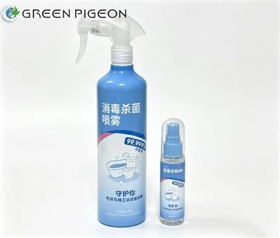 アルコールフリーの浴室用除菌スプレー